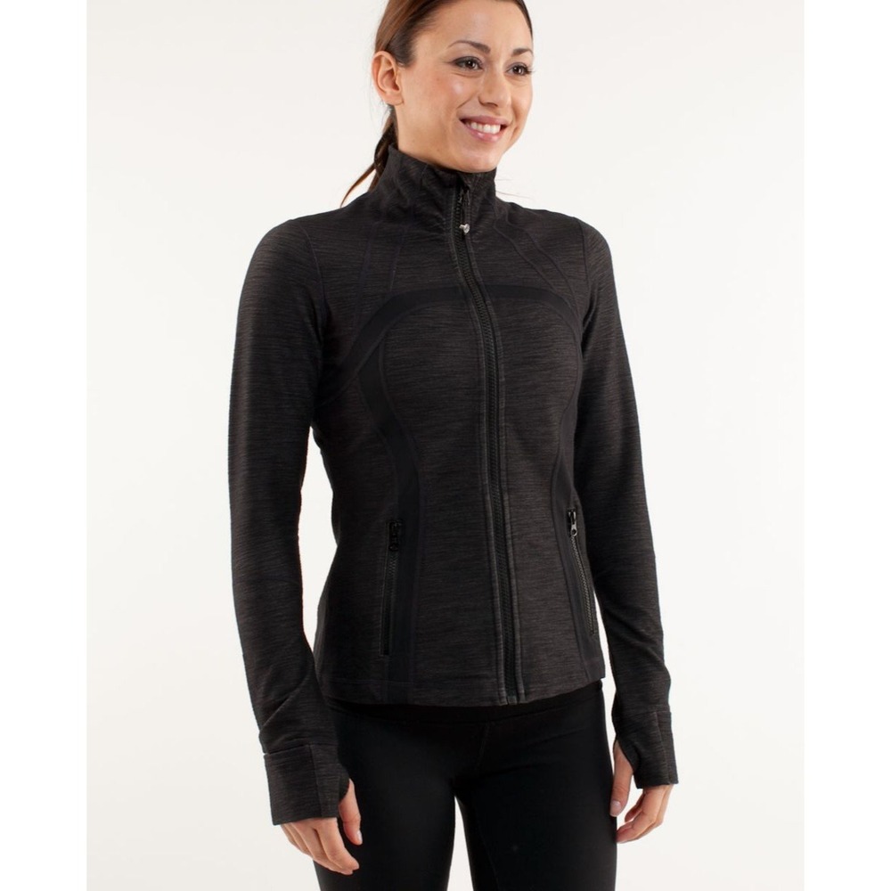 Lululemon Define Full Zip Athletic Athleisure Fitness Chic Jacket Gray Women 6